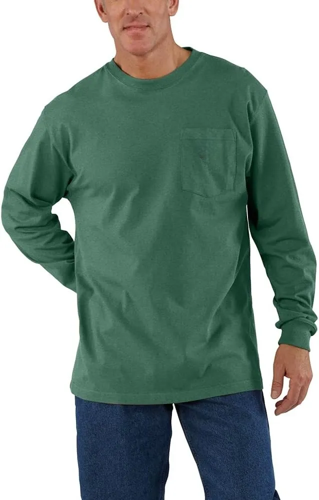 Men’s Heavyweight Work Tee – Pocket Shirt (Loose Fit, Built to Last)