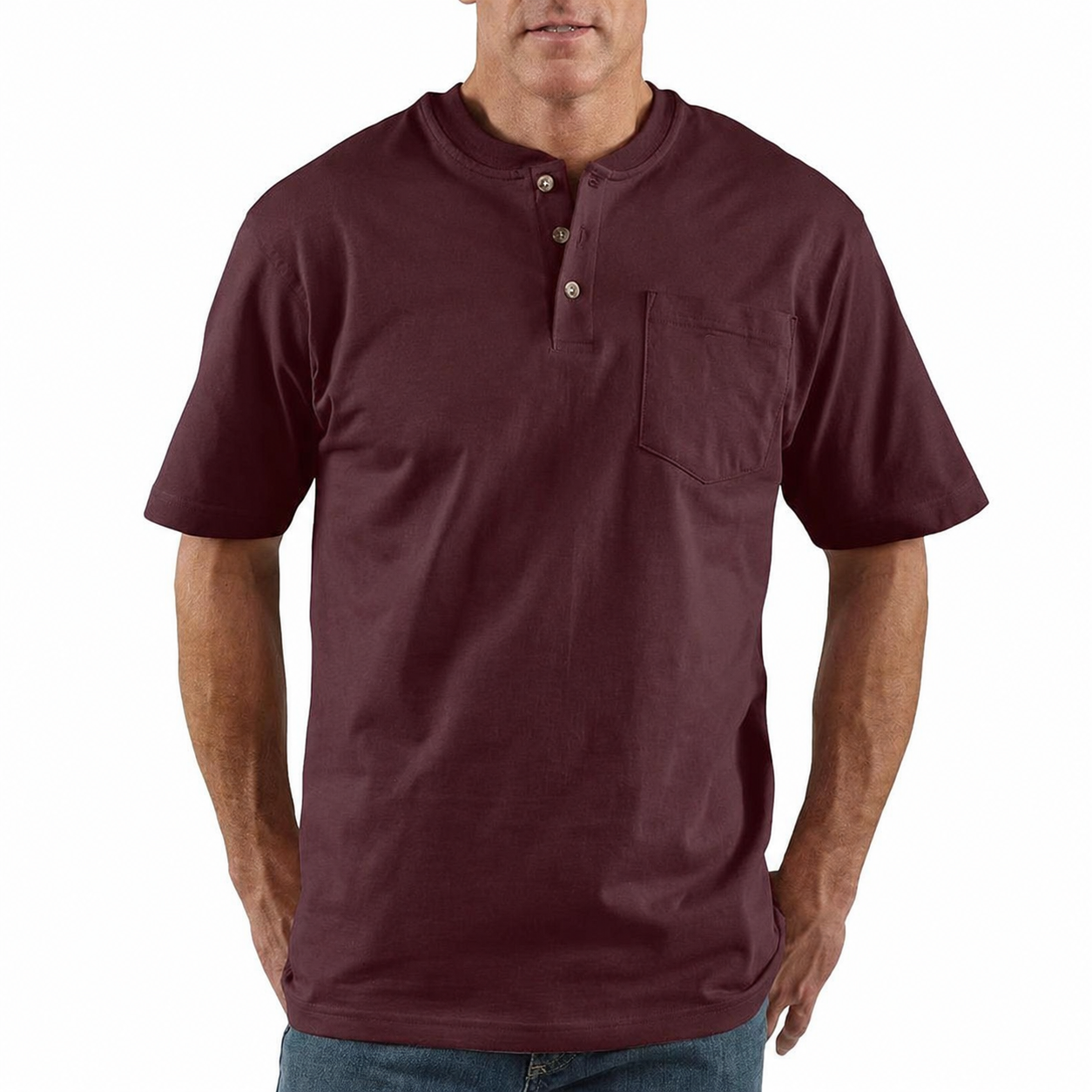 Men's Heavyweight Work Polo with pocket