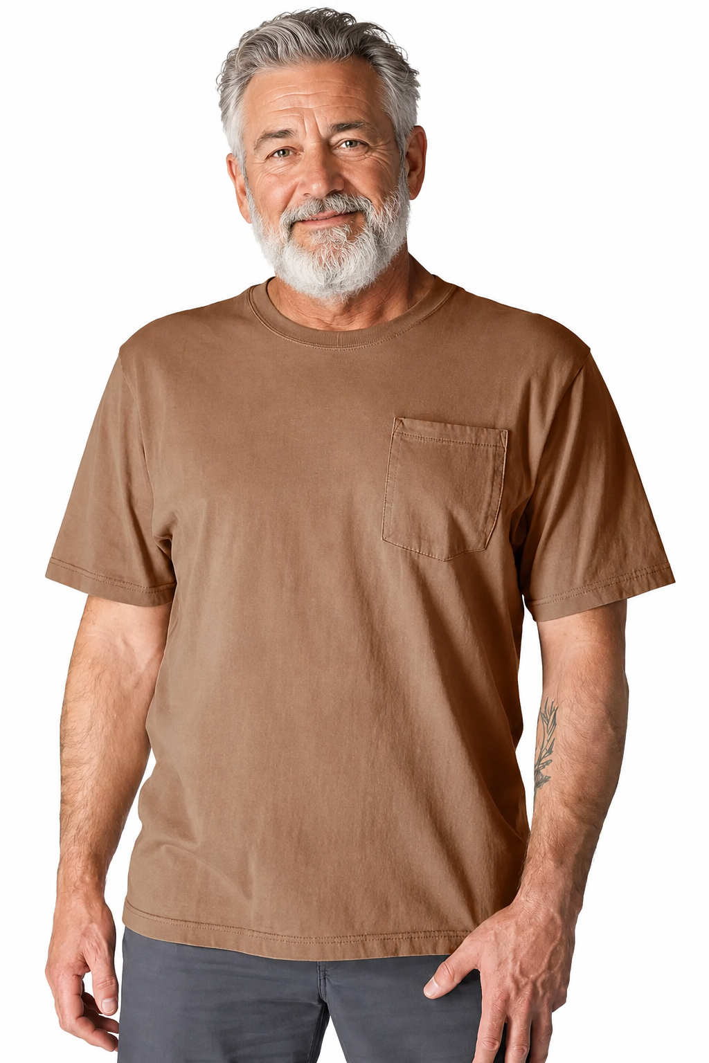Men's Workwear Loose Fit Heavyweight Short-Sleeve Pocket T-Shirt (Also Available in Big & Tall)