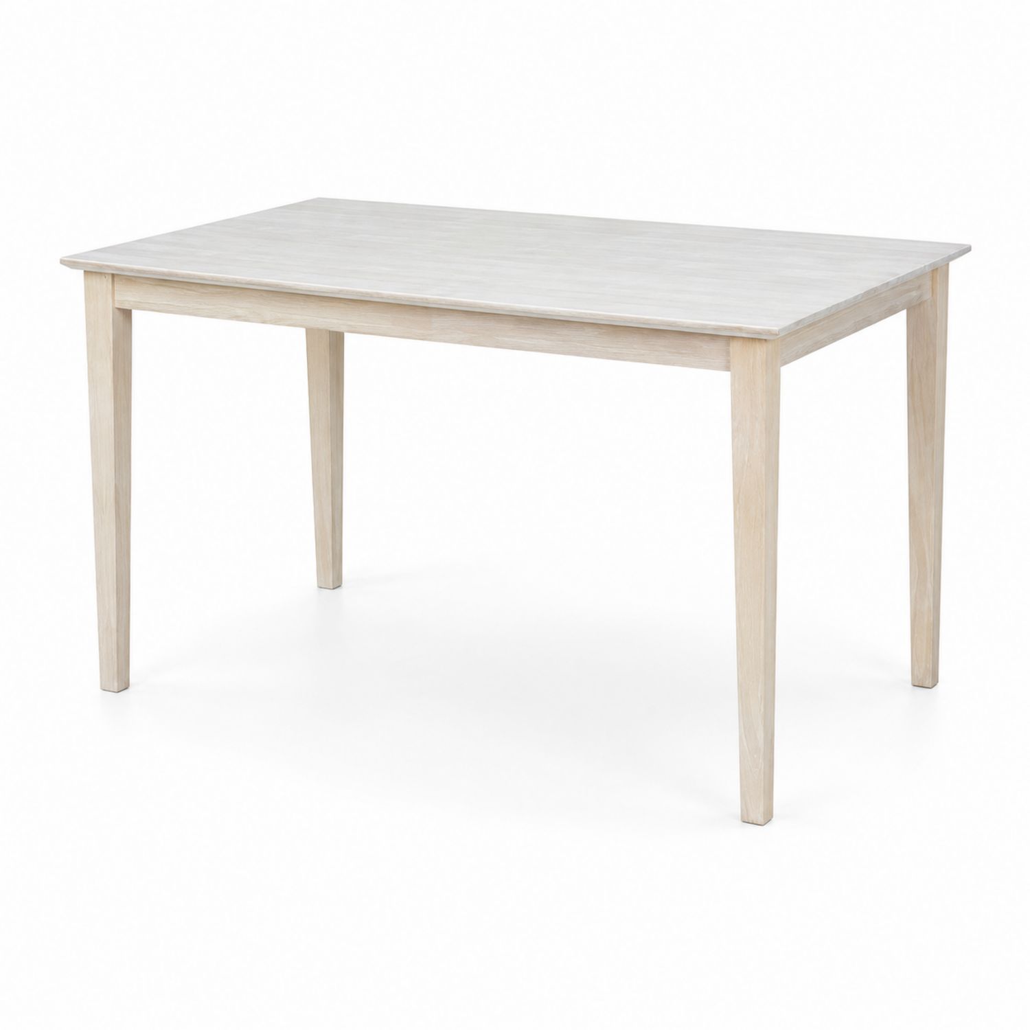 Tavolo da pranzo rettangolare in legno bianco