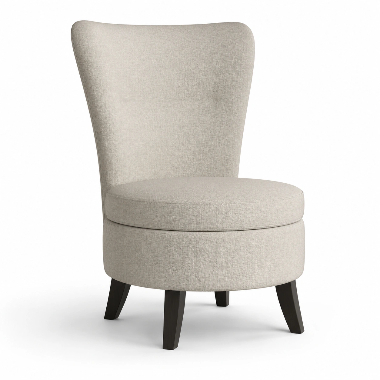 Sillon relax individual de tela color marfil-furnityx