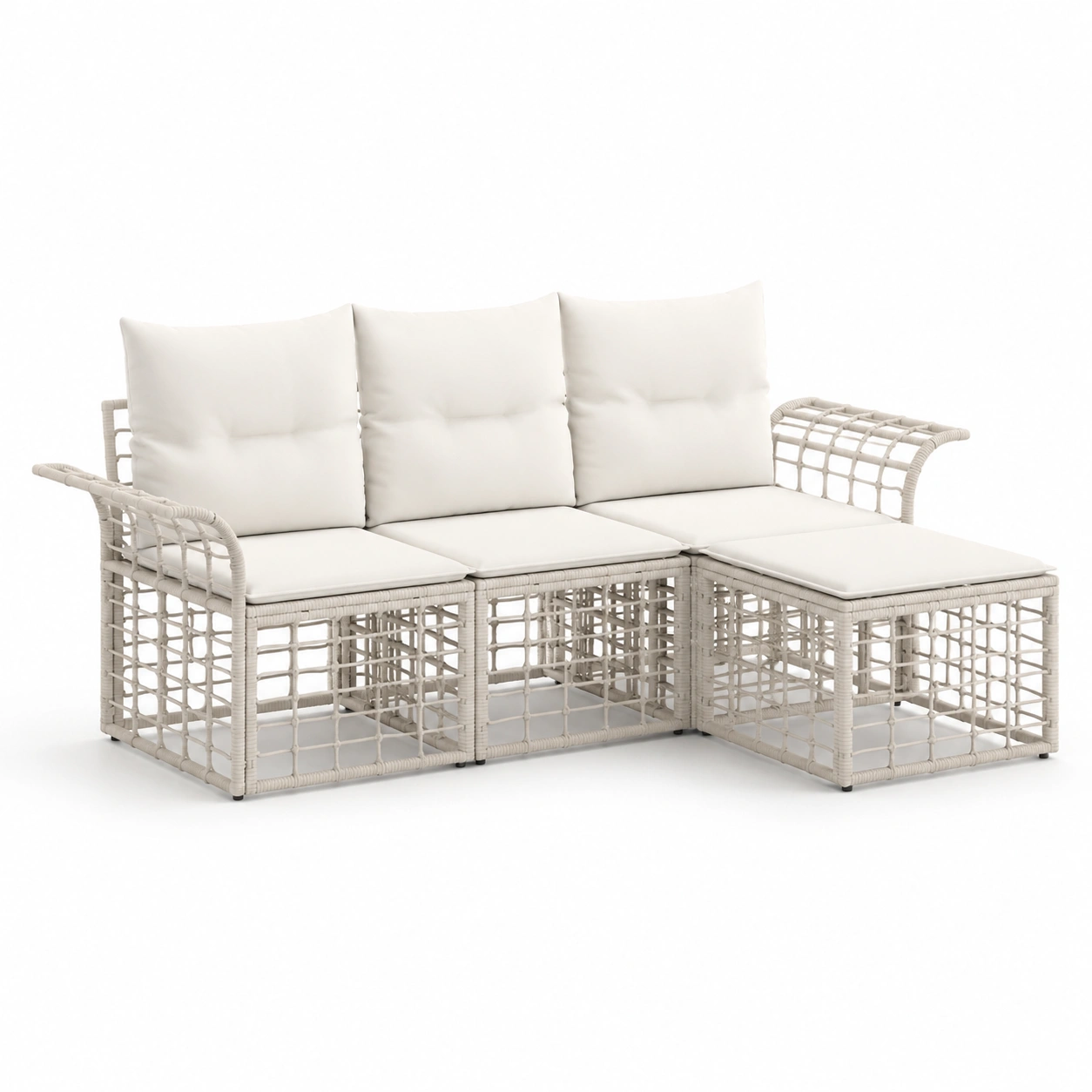 Sofa esquinero de ratan-furnityx