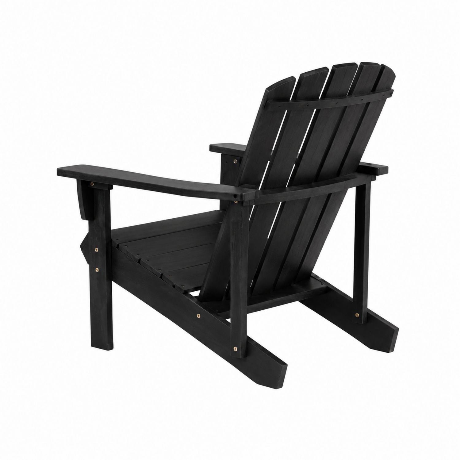 Sedia da esterno in legno nero-Valexoriano