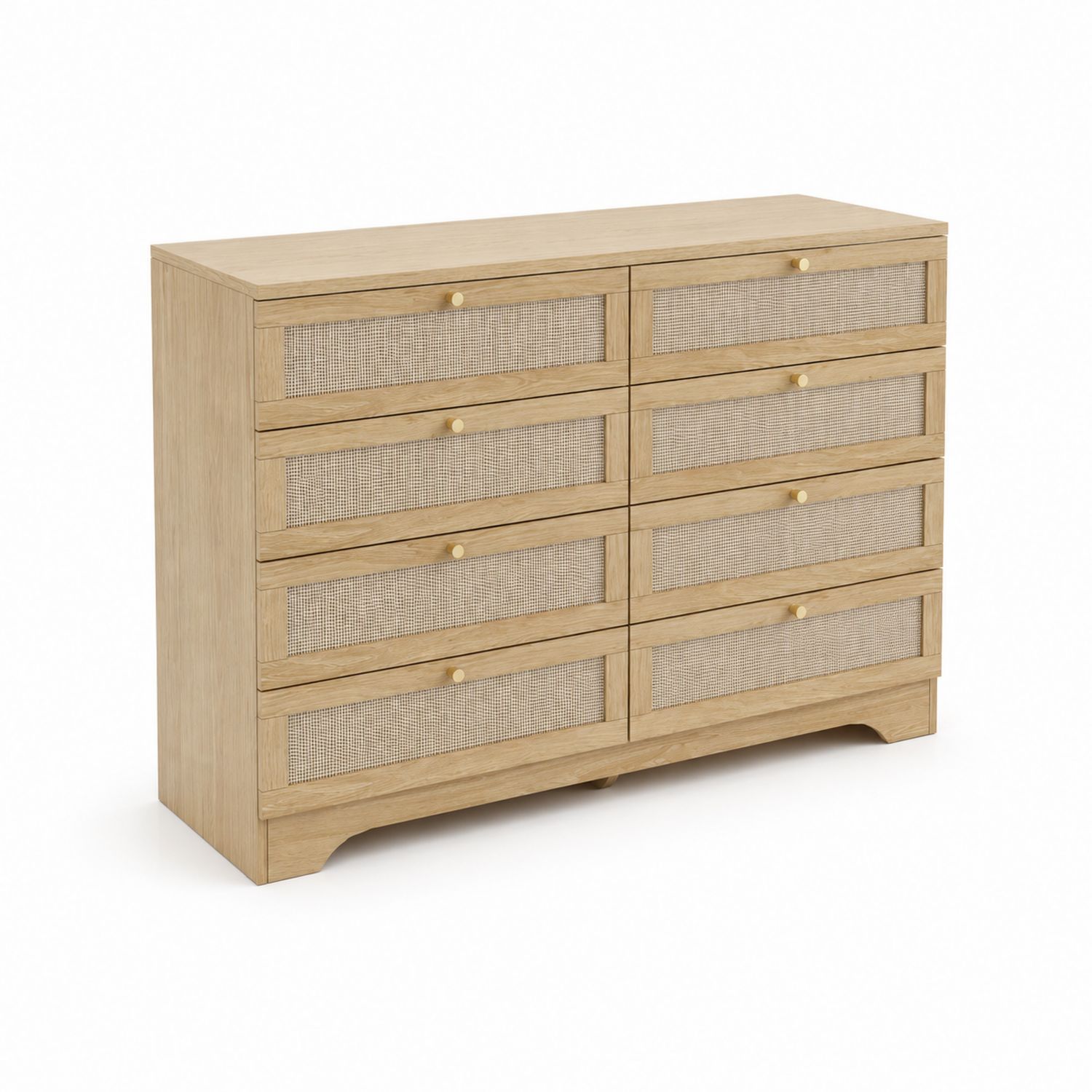 Cassettiera in legno di quercia con 8 cassetti-Valexoriano