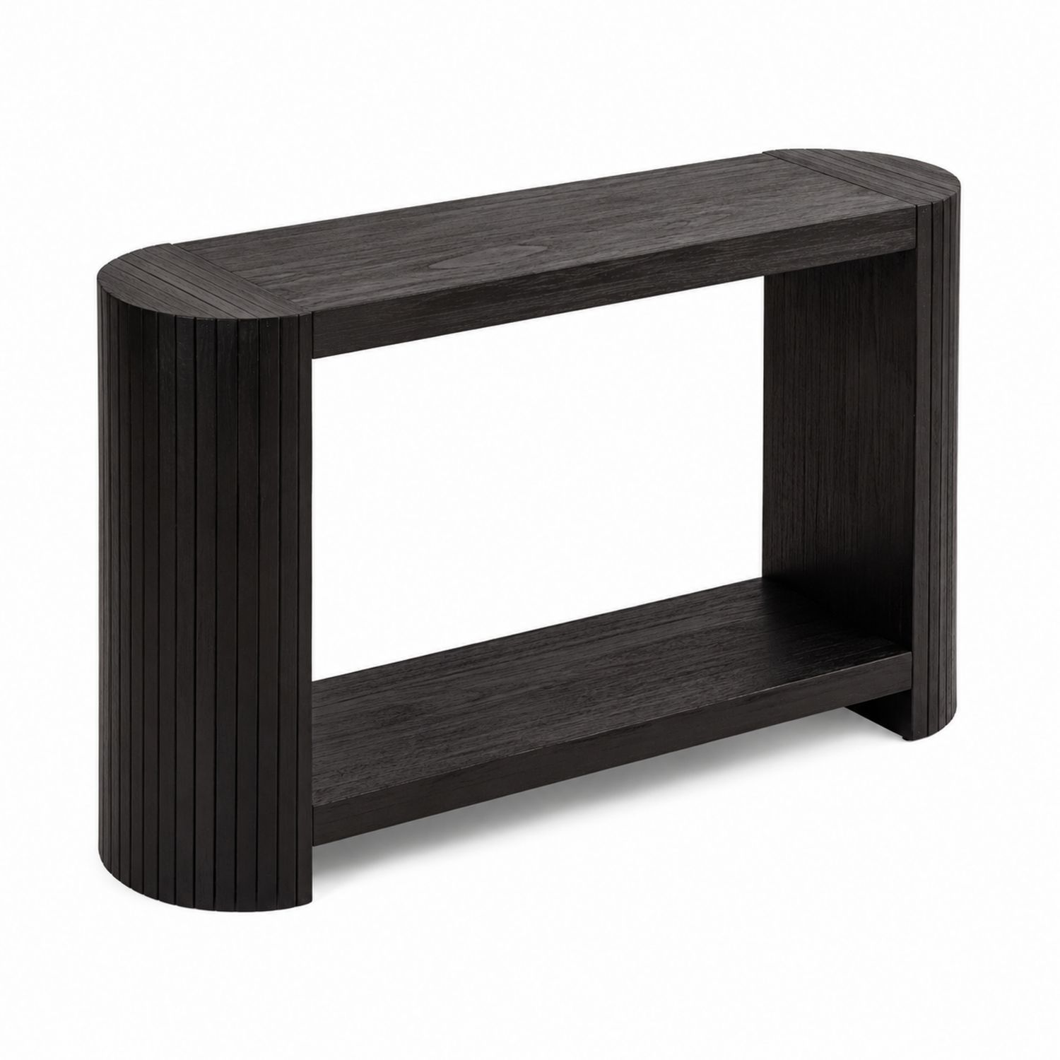 Consolle in Legno Massello Nero-Valexoriano