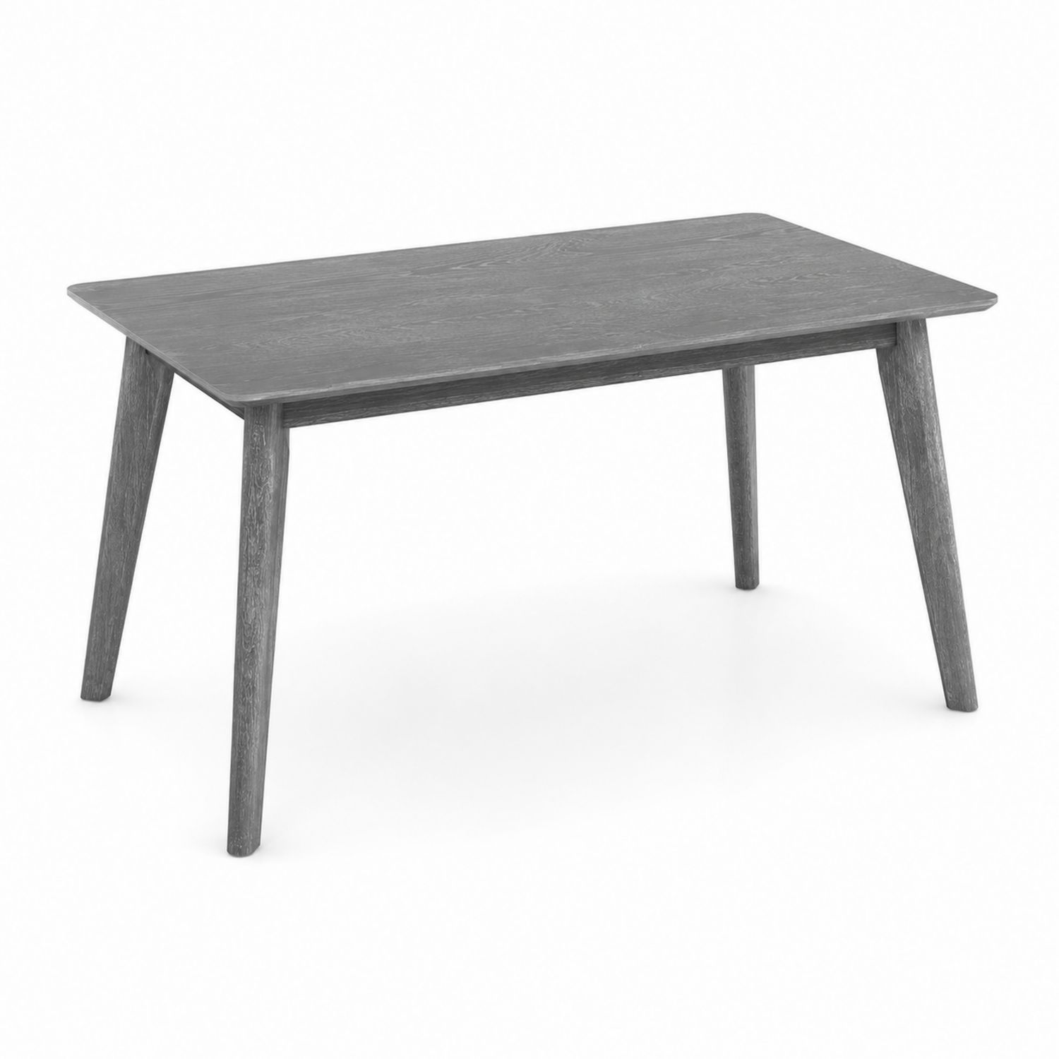 Tavolo rettangolare in legno massello grigio-Valexoriano