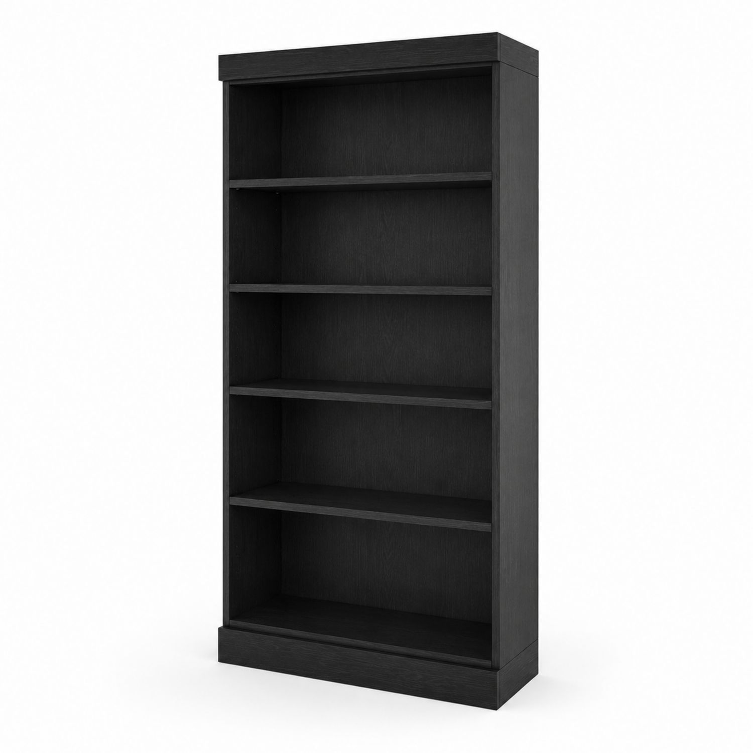 Libreria a 5 Ripiani in MDF Nero-Valexoriano