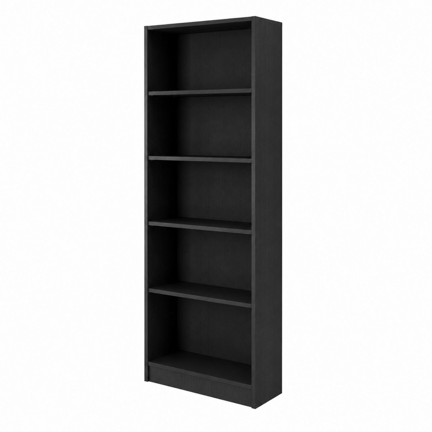 Scaffale a 5 Ripiani in Legno Nero