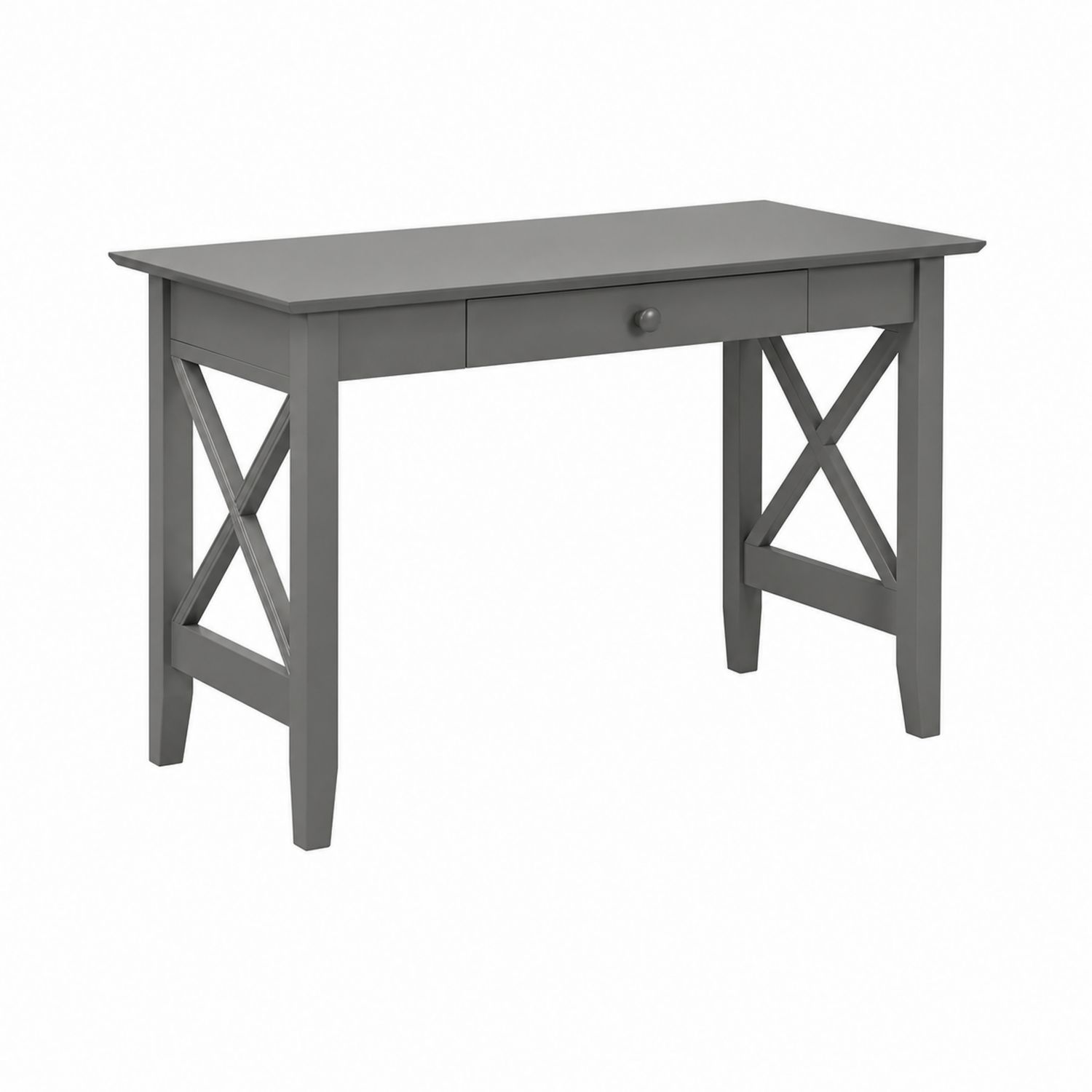 Scrivania in MDF con Cassetto Grigio