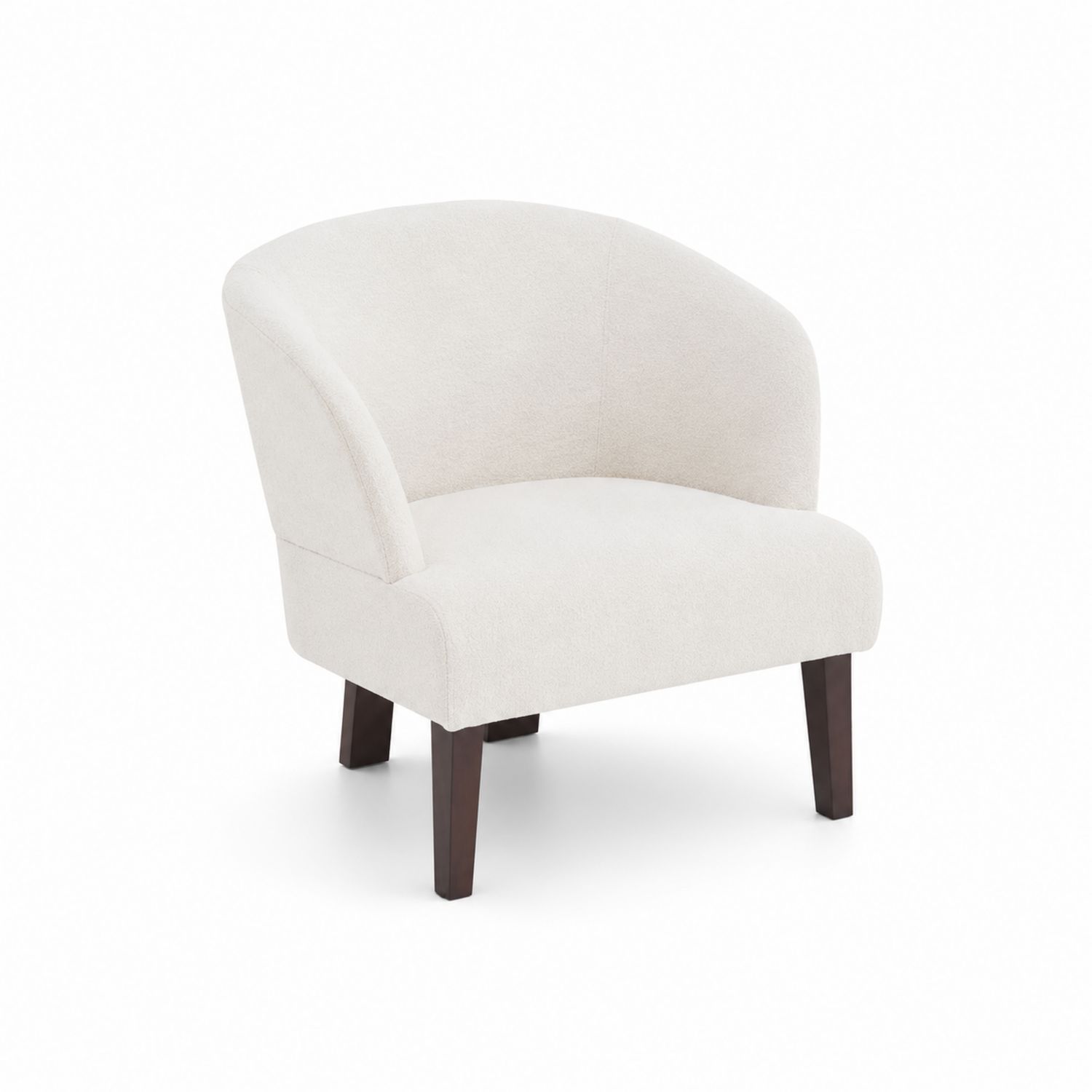 Poltrona in tessuto con gambe in legno 85x75x70 cm