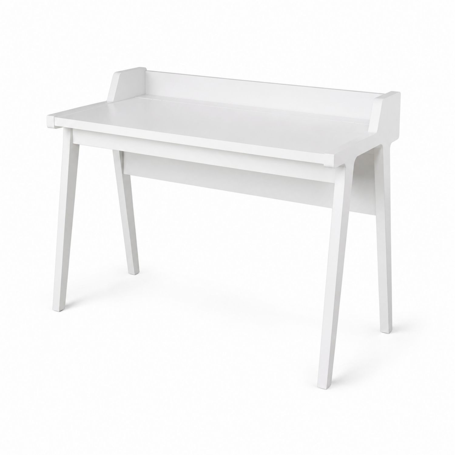 Scrivania in Legno MDF Bianco 120x60 cm