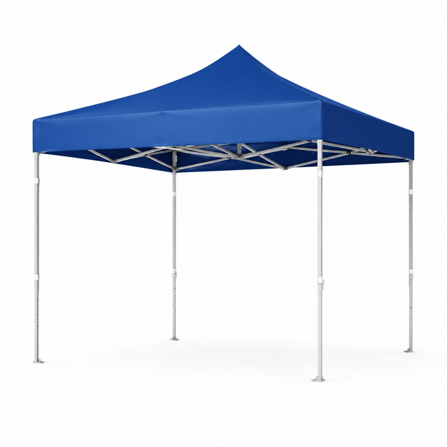 Gazebo pieghevole 3x3 m acciaio poliestere Blu
