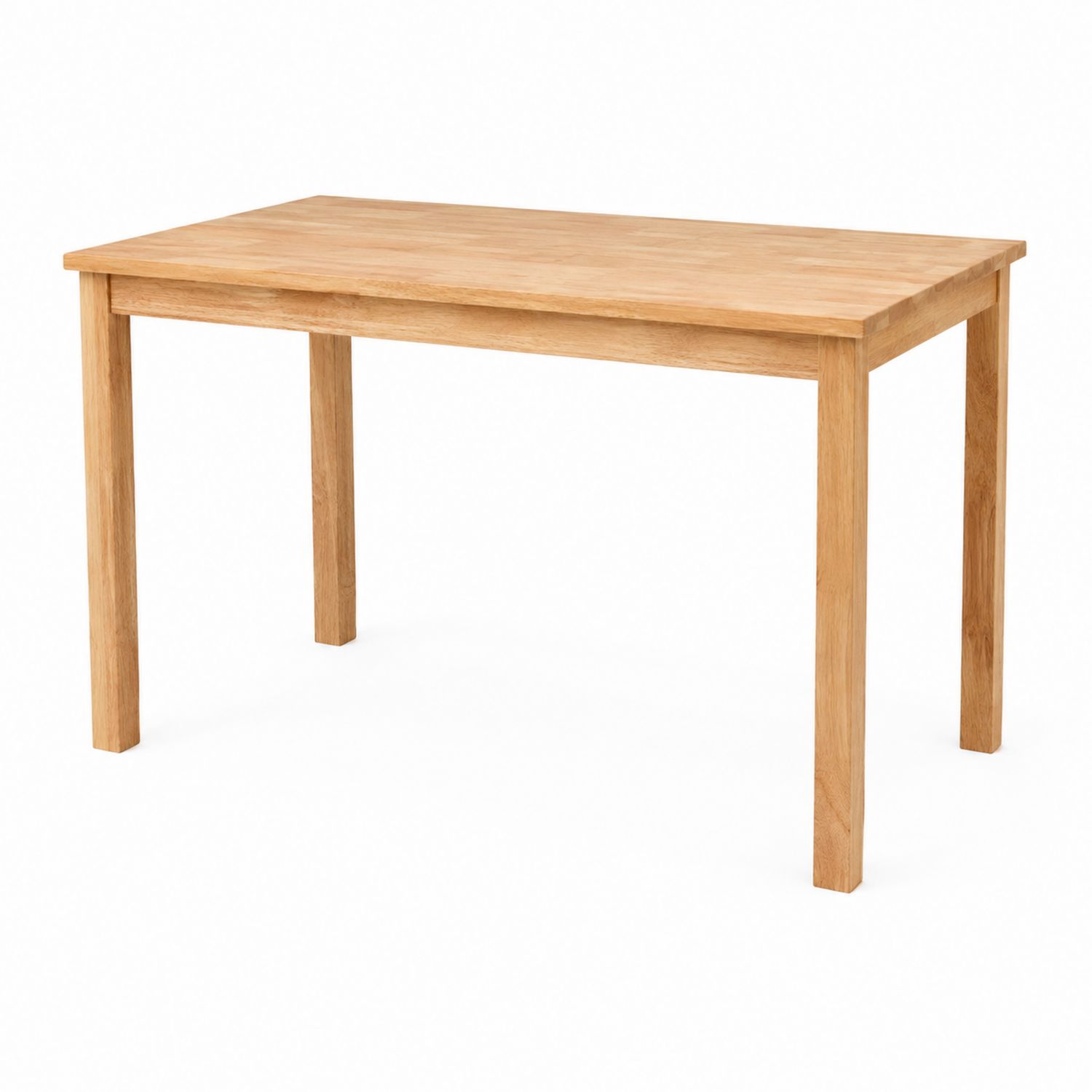 Tavolo da pranzo rettangolare in legno 120x75x75 cm Naturale