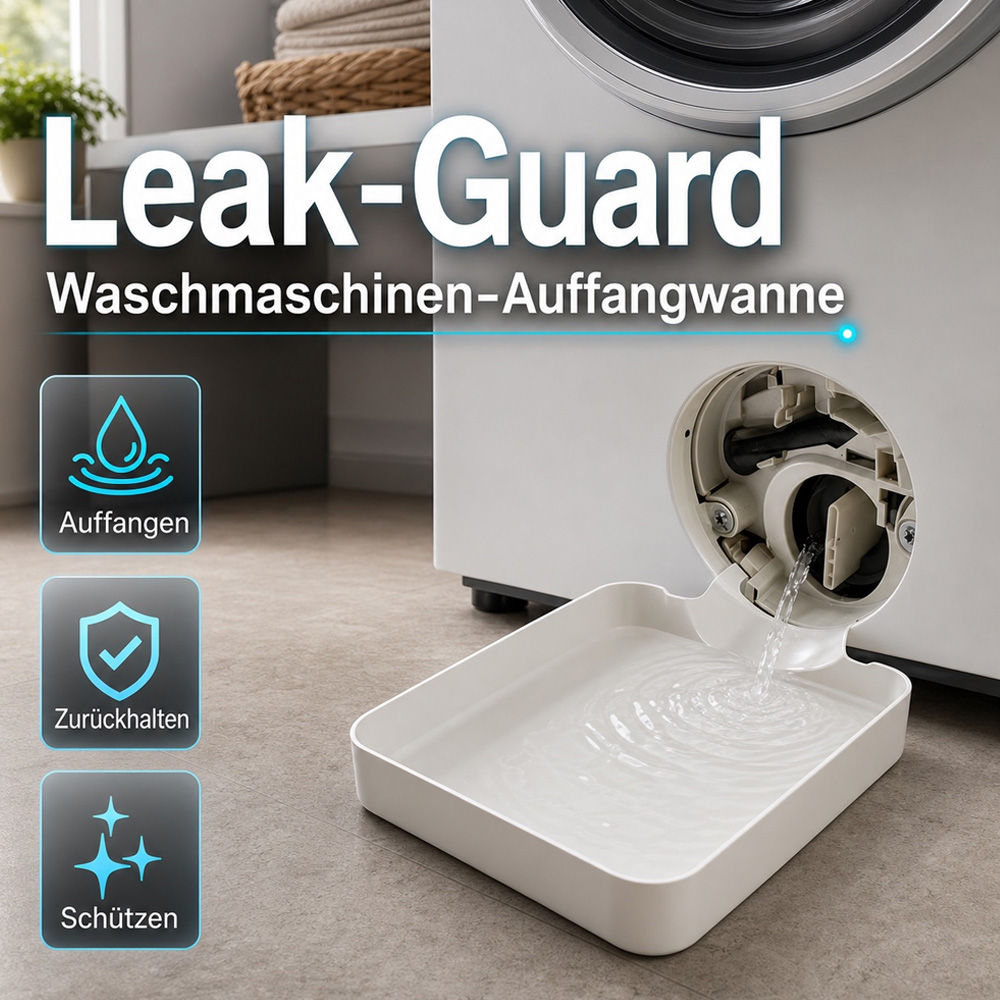Universelle Auffangwanne für Frontlader-Waschmaschinen