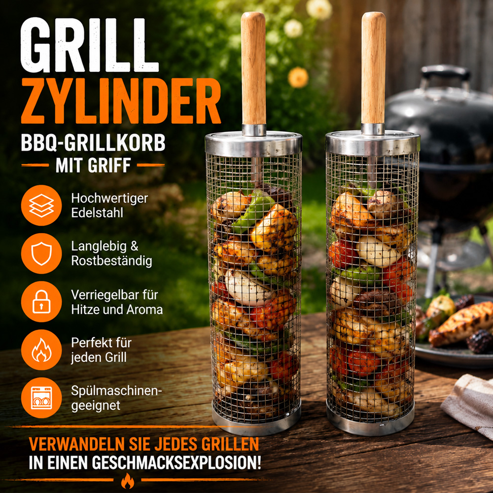 Rollende Grillmand