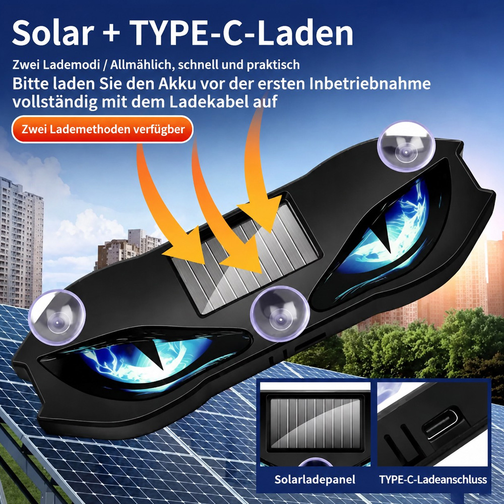 🚗🔆 Solar-Powered LED Car Warning Light – 50% OFF! Solar-powered, weatherproof, automatic activation at dark – for more safety on the roadside. 🔥🛡️
