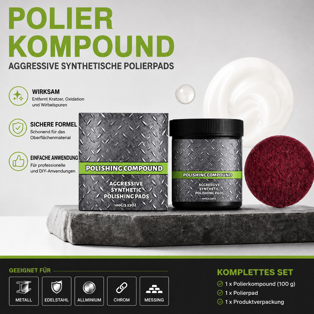 All-in-One Oberflächenpolitur mit Polierpad