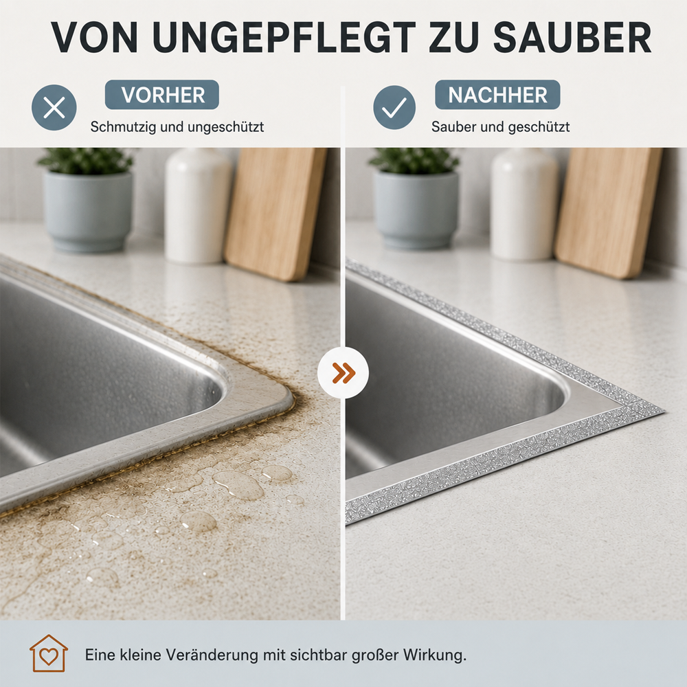 🎁🛡️ LIMITIERT: 1+1 GRATIS! ⏰ Selbstklebender Dichtstreifen für Fliesenfugen (8mm x 6m) – Wasserdicht, Schimmelresistent & Professionelles Finish ✨