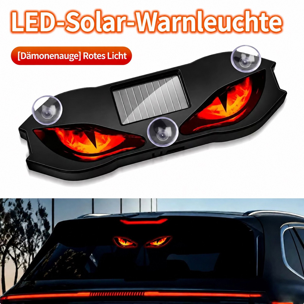 🚗🔆 Solar-Powered LED Car Warning Light – 50% OFF! Solar-powered, weatherproof, automatic activation at dark – for more safety on the roadside. 🔥🛡️