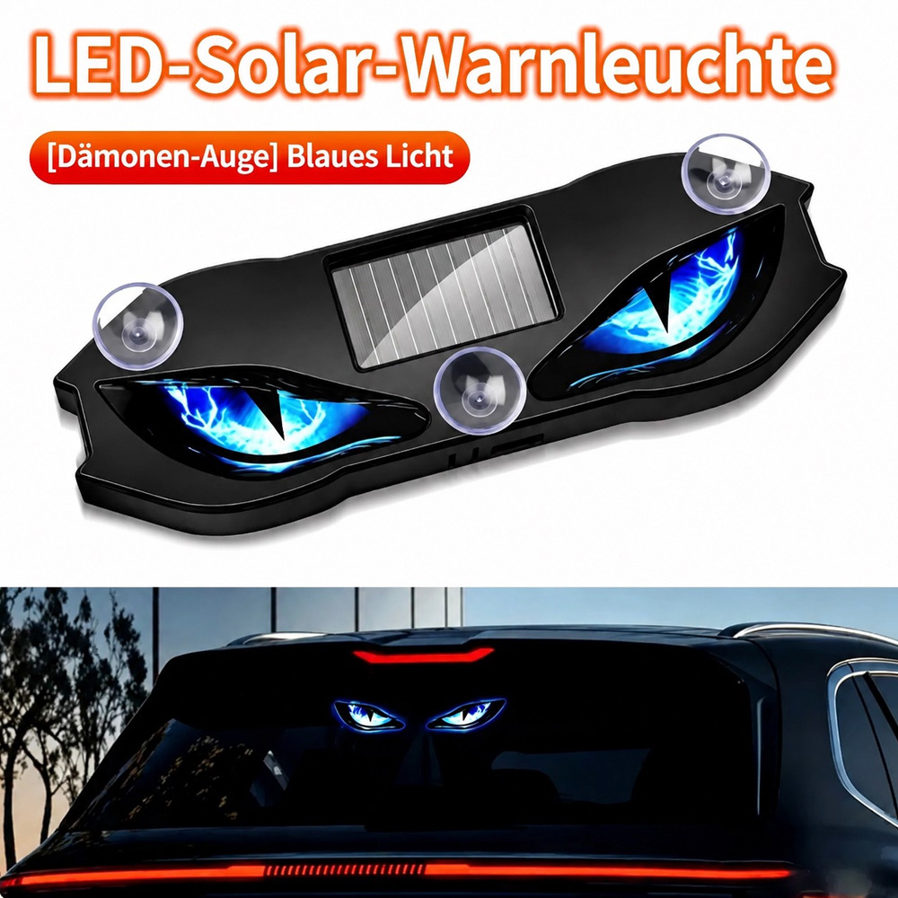 🚗🔆 Solar-Powered LED Car Warning Light – 50% OFF! Solar-powered, weatherproof, automatic activation at dark – for more safety on the roadside. 🔥🛡️