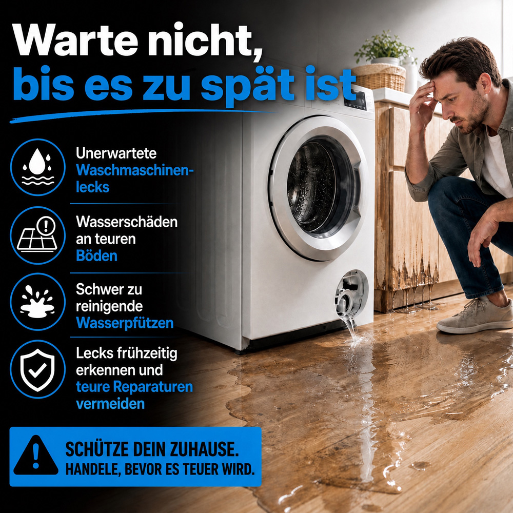 Universelle Auffangwanne für Frontlader-Waschmaschinen