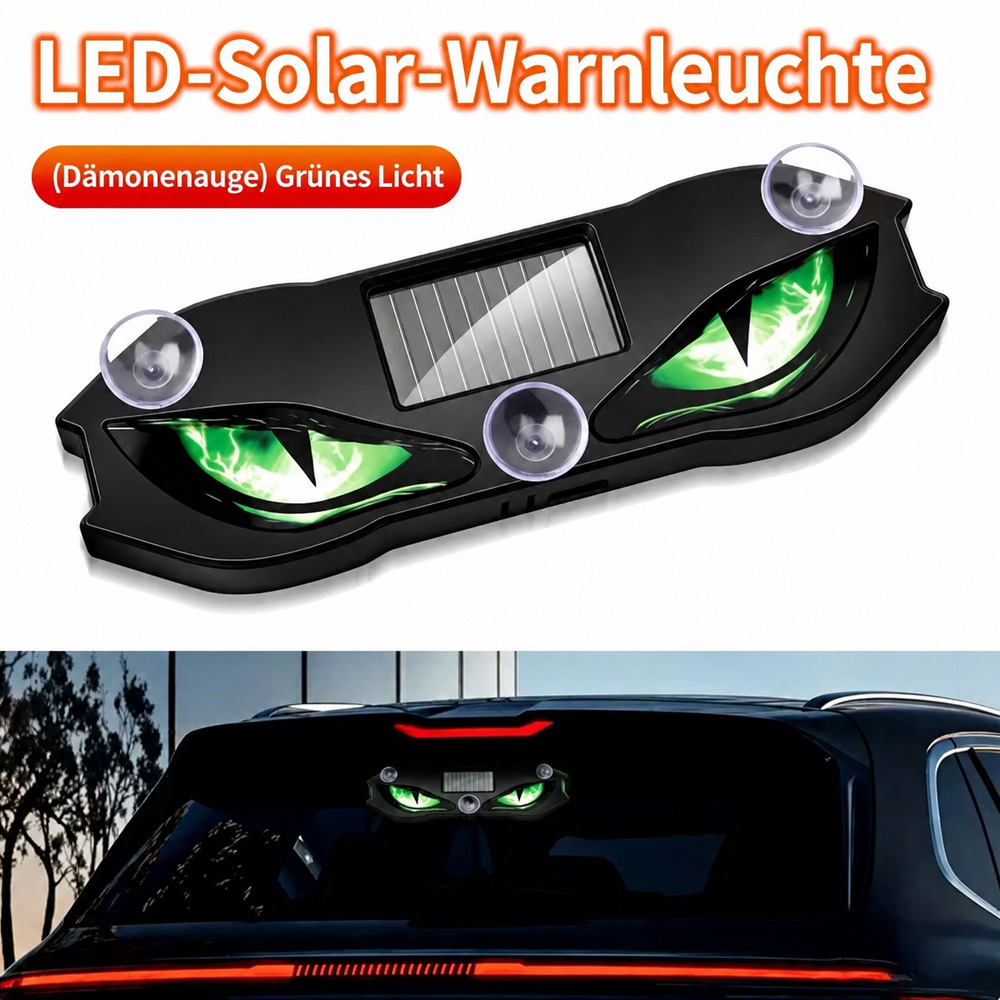 🚗🔆 Solar-Powered LED Car Warning Light – 50% OFF! Solar-powered, weatherproof, automatic activation at dark – for more safety on the roadside. 🔥🛡️
