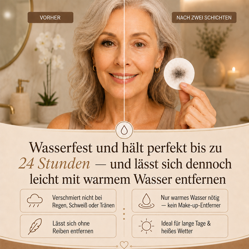 🔥Nur noch heute 50% Rabatt! Wasserfeste Mascara für Schwung & Verlängerung