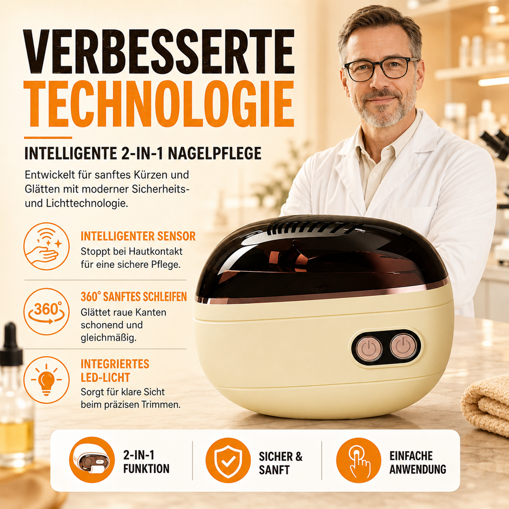 🎁NUR HEUTE: 50 % 🌟 2-in-1-Smart-Elektronagelschere & -Polierer ✂️💅 Die elektrische Nagelpflege für die ganze Familie!