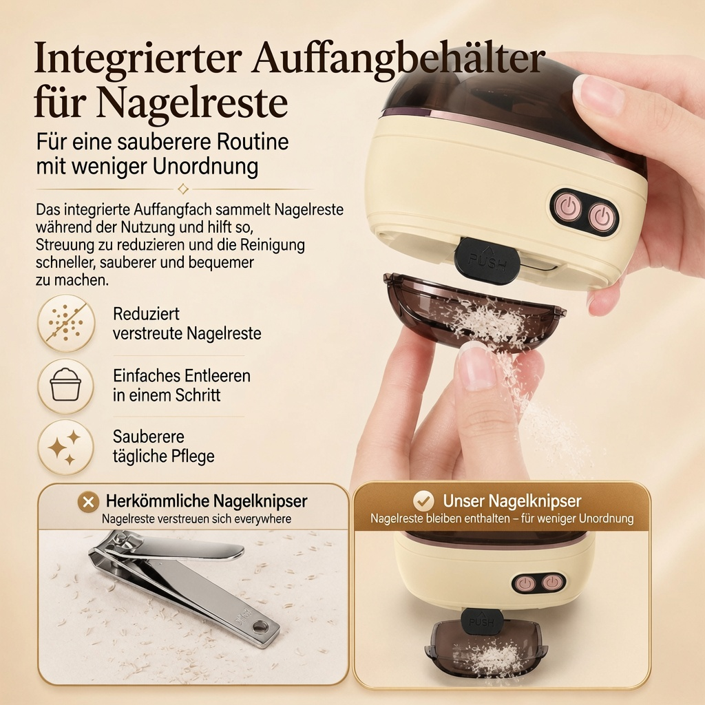 🎁NUR HEUTE: 50 % 🌟 2-in-1-Smart-Elektronagelschere & -Polierer ✂️💅 Die elektrische Nagelpflege für die ganze Familie!