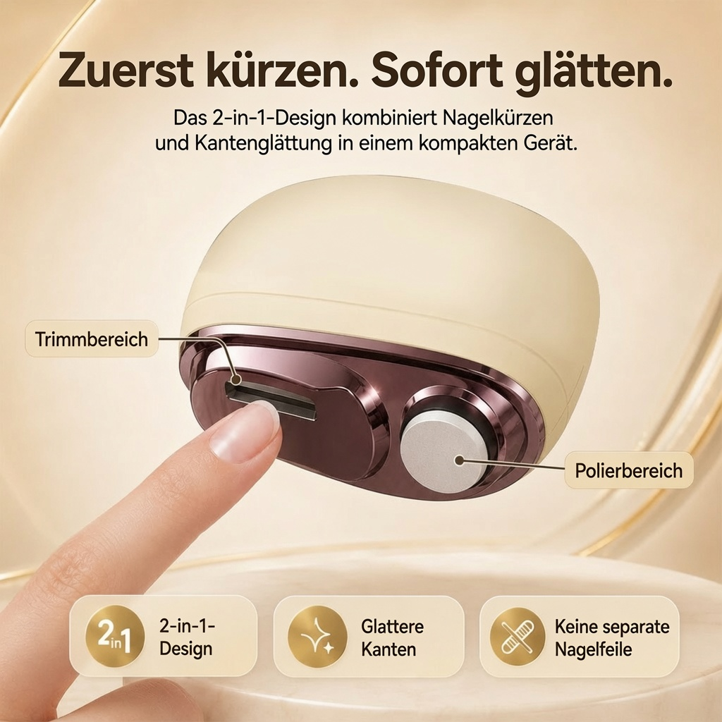 🎁NUR HEUTE: 50 % 🌟 2-in-1-Smart-Elektronagelschere & -Polierer ✂️💅 Die elektrische Nagelpflege für die ganze Familie!