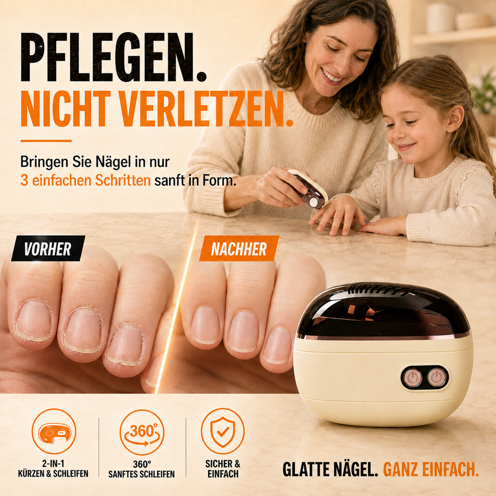 🎁NUR HEUTE: 50 % 🌟 2-in-1-Smart-Elektronagelschere & -Polierer ✂️💅 Die elektrische Nagelpflege für die ganze Familie!