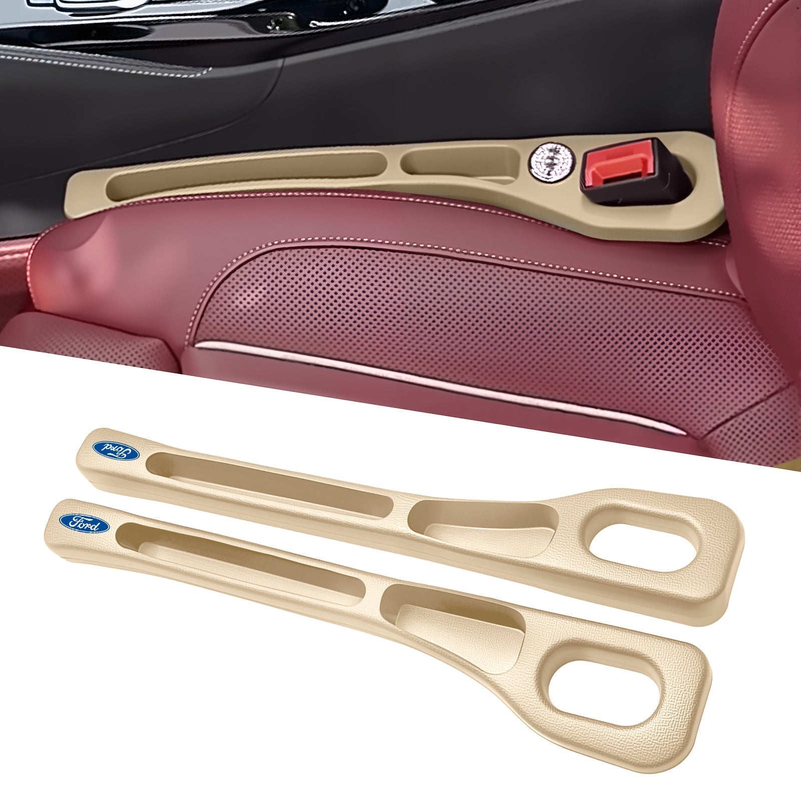 🚗Nie wieder das Handy zwischen den Autositzen verlieren💺✨Universeller Sitzlücken-Füller • Organizer mit Doppel-Fach✨
