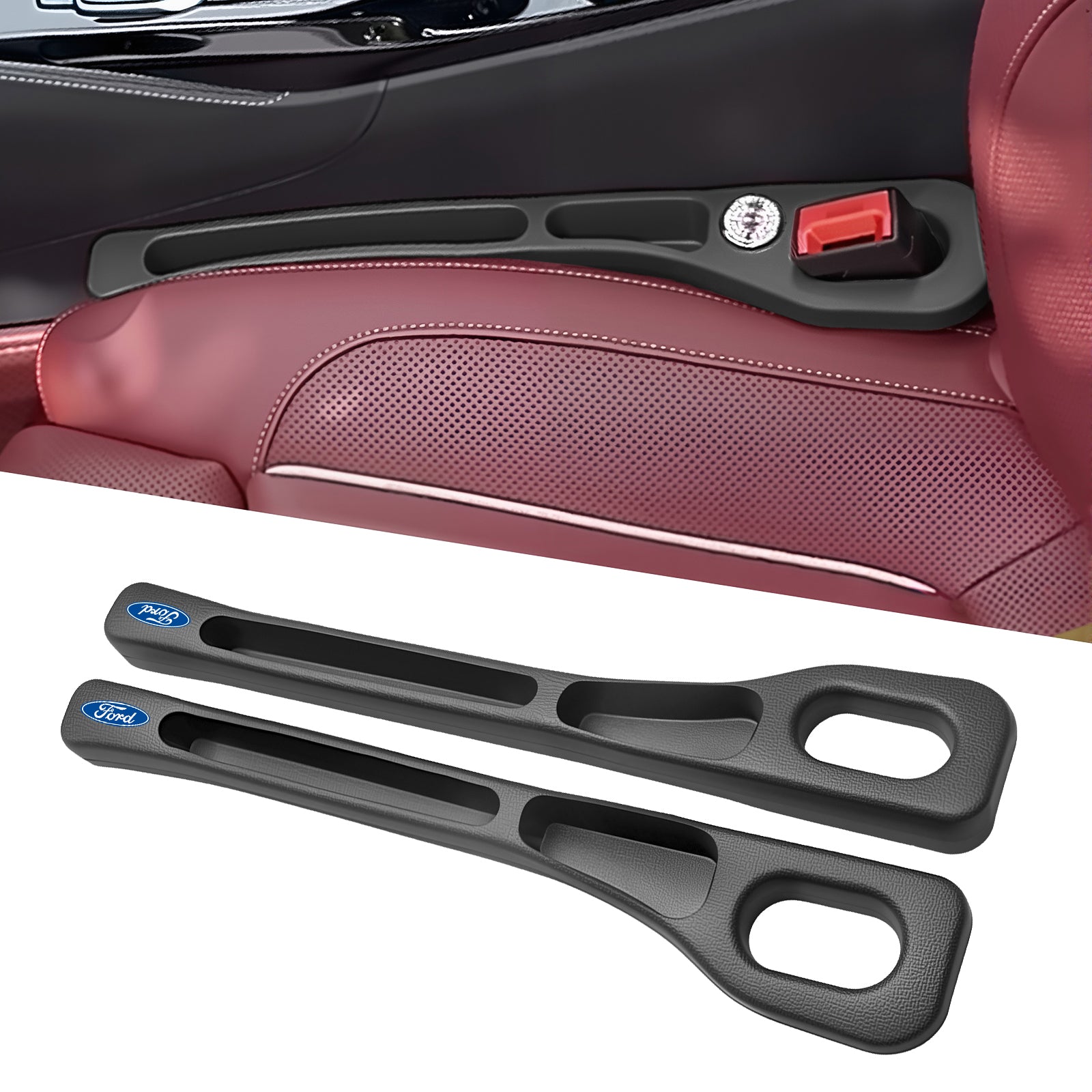 🚗Nie wieder das Handy zwischen den Autositzen verlieren💺✨Universeller Sitzlücken-Füller • Organizer mit Doppel-Fach✨