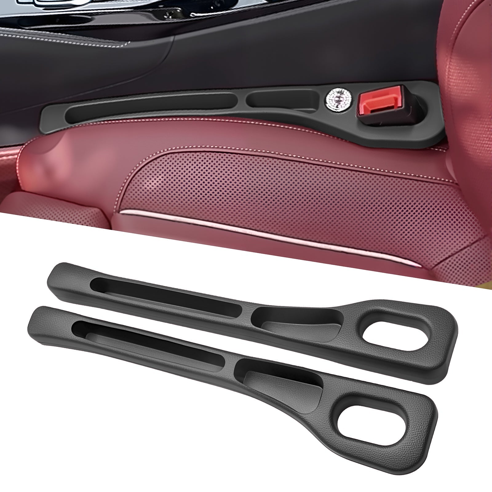 🚗Nie wieder das Handy zwischen den Autositzen verlieren💺✨Universeller Sitzlücken-Füller • Organizer mit Doppel-Fach✨