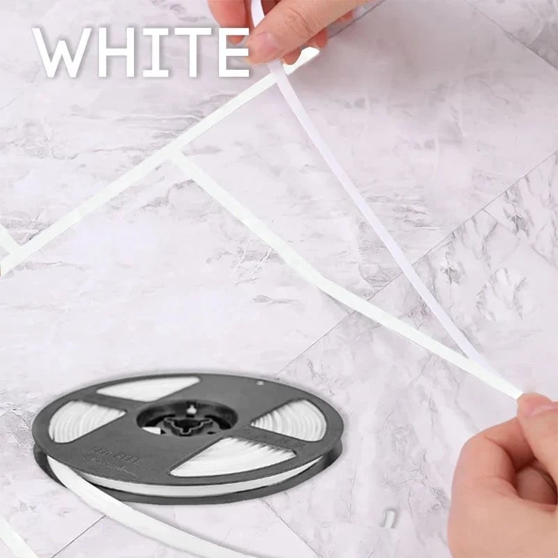 🛡️ LIMITIERT: 1+1 GRATIS! ⏰ Selbstklebender Dichtstreifen für Fliesenfugen (8mm x 6m) – Wasserdicht, Schimmelresistent & Professionelles Finish ✨