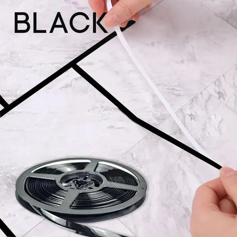 🛡️ LIMITIERT: 1+1 GRATIS! ⏰ Selbstklebender Dichtstreifen für Fliesenfugen (8mm x 6m) – Wasserdicht, Schimmelresistent & Professionelles Finish ✨