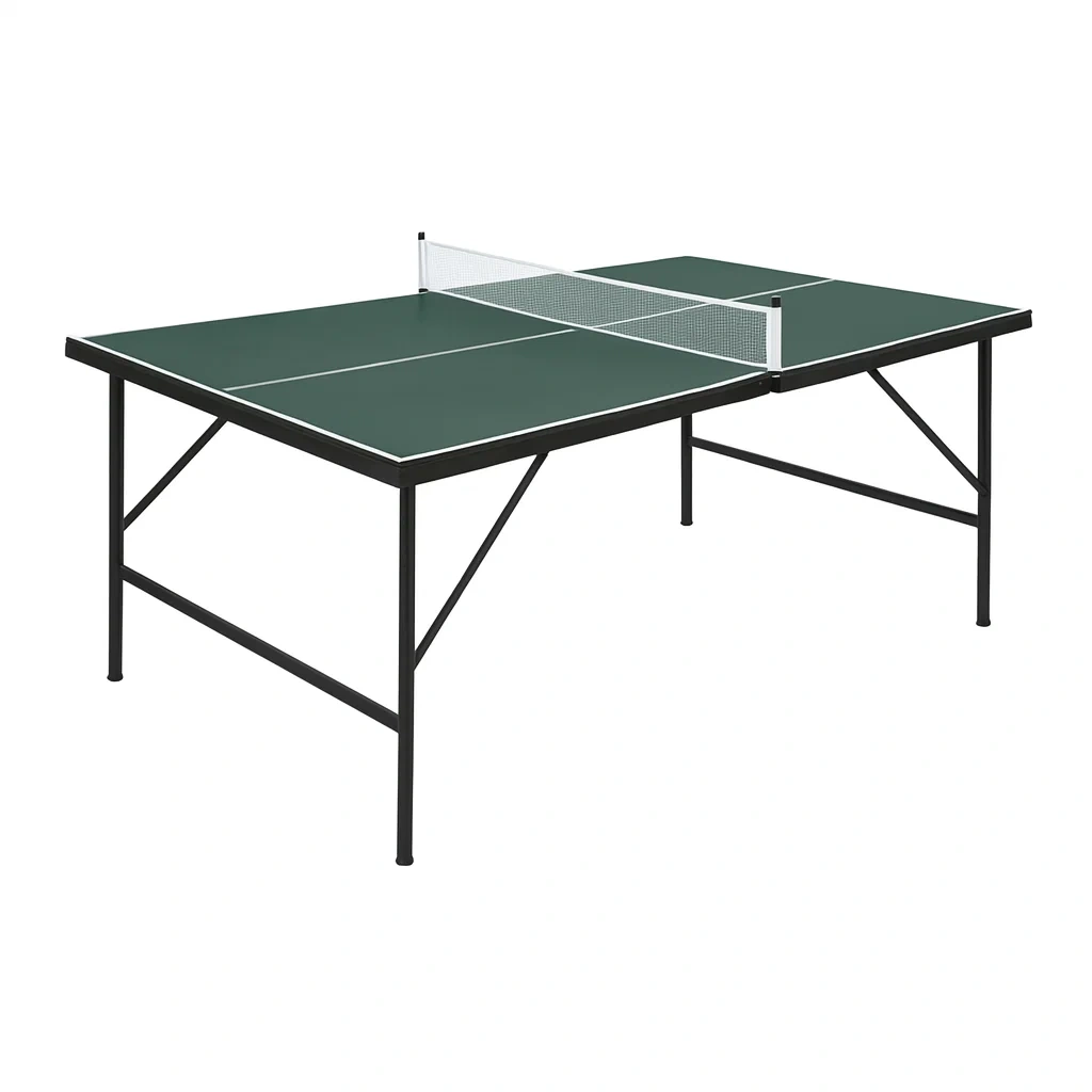 Stół tenisowy składany zielony MDF, stal 274x152.5x76cm-Furniivora