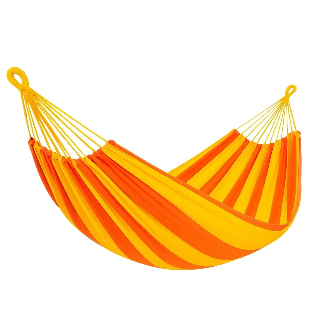 Hamak bawełniany żółto-pomarańczowy 200x150 cm-Furniivora