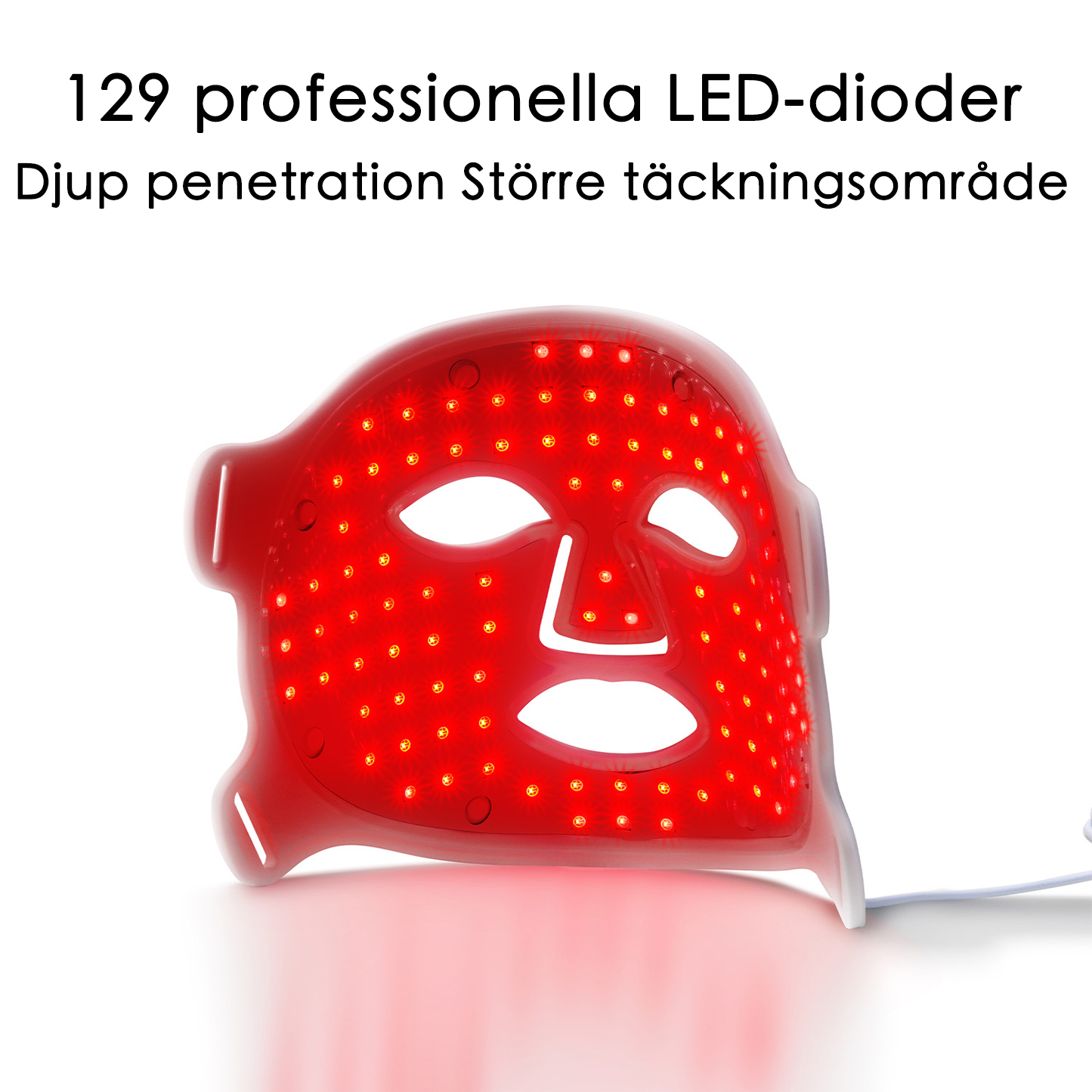 Veolumi LED-ansiktsmask – 7-färgs ljusterapi för hudvård