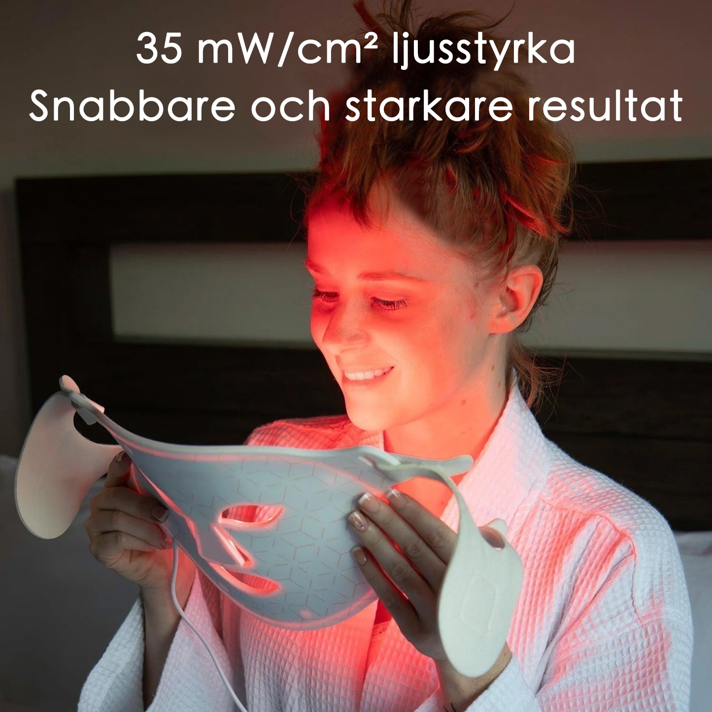 Veolumi LED-ansiktsmask – 7-färgs ljusterapi för hudvård