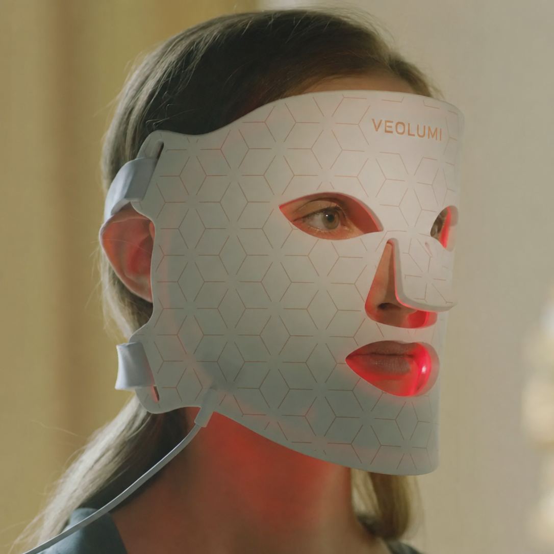 Veolumi LED-ansigtsmaske – 7-farvet lysterapi til hudpleje