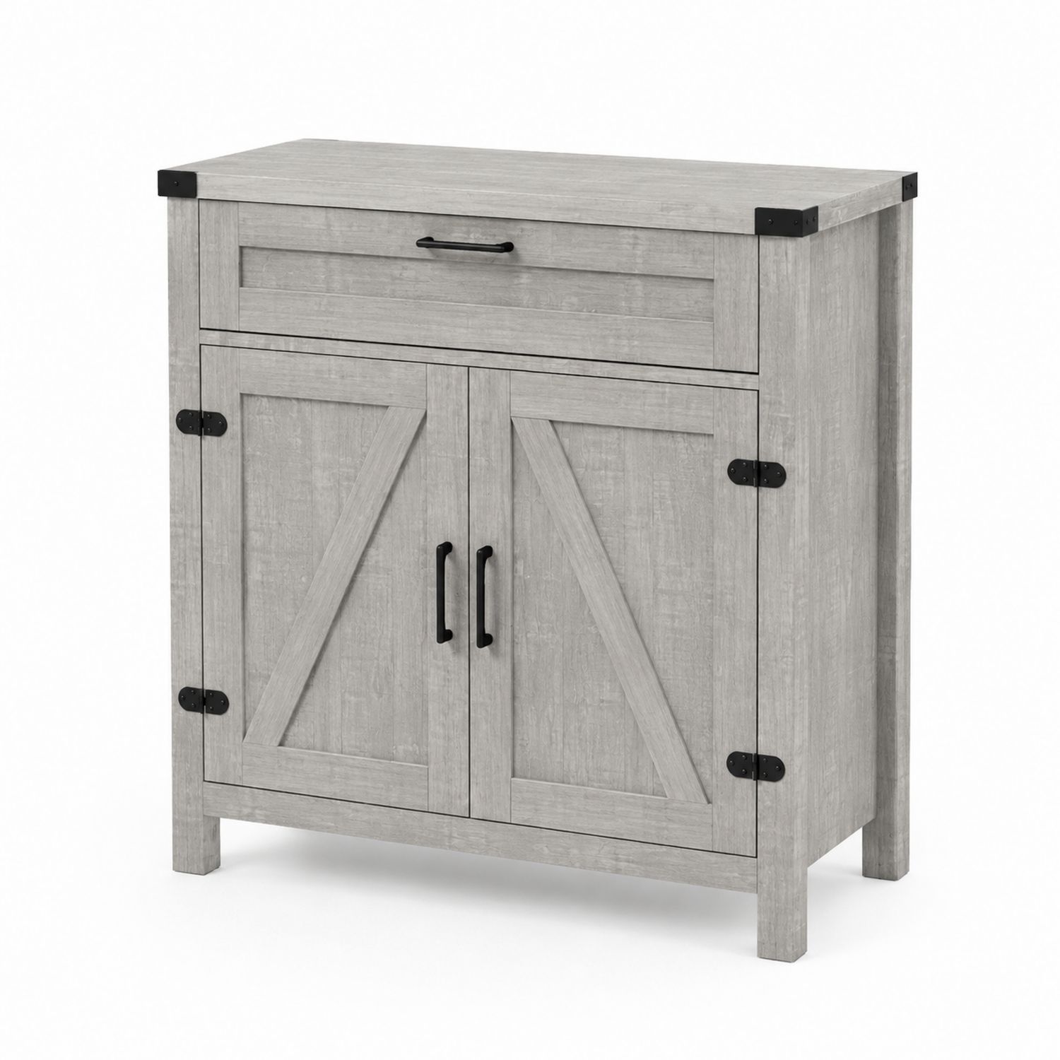 Sideboard 80x35x90cm MDF Grau