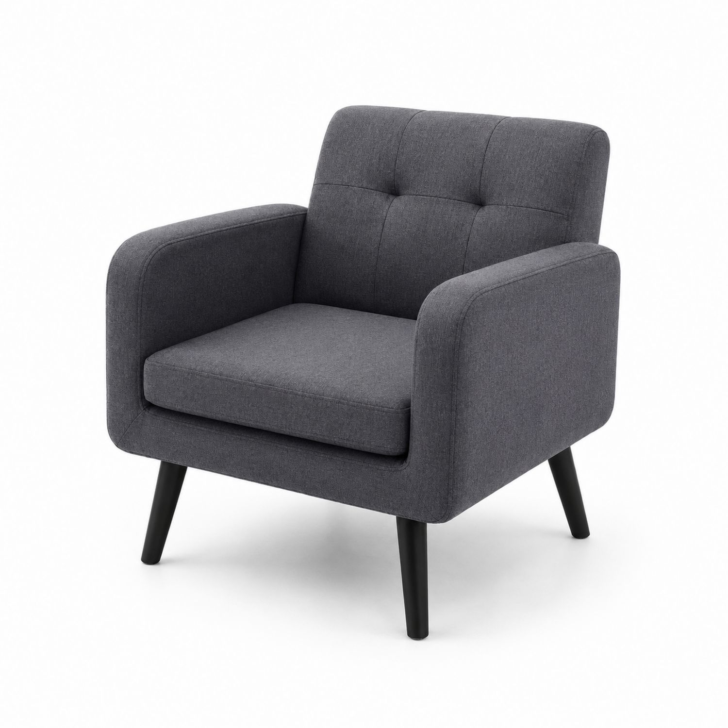 Stoffsessel Grau 75x80x85 cm
