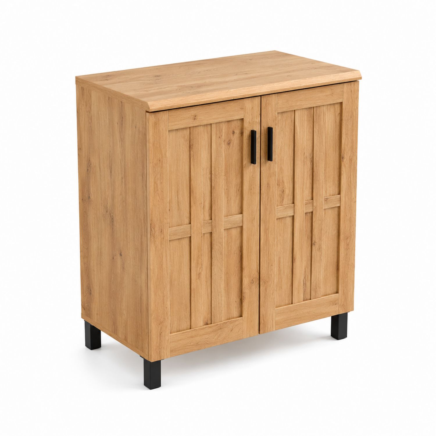 Sideboard Eiche Massivholz mit Stauraum 80x90x40cm
