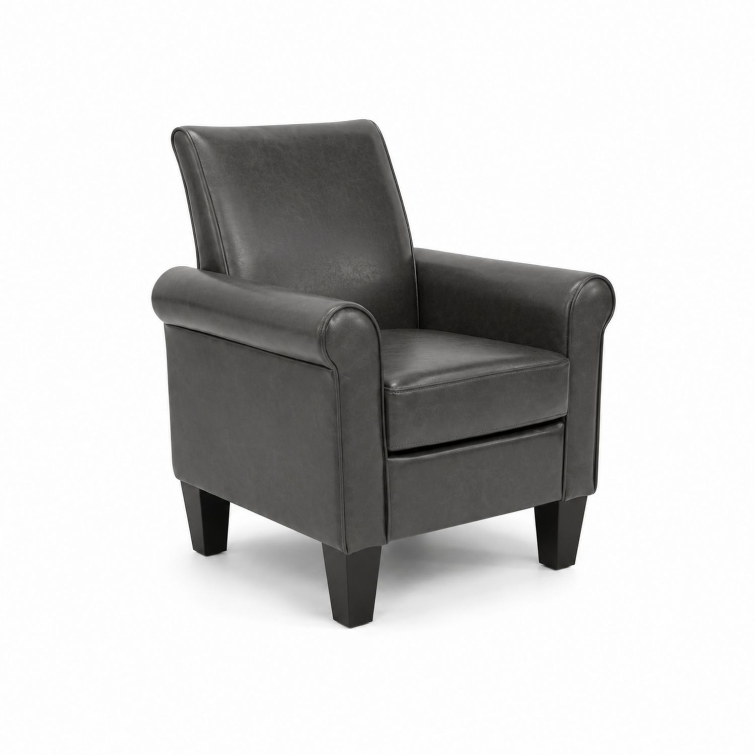 Sessel Leder Schwarz 87x82x98cm