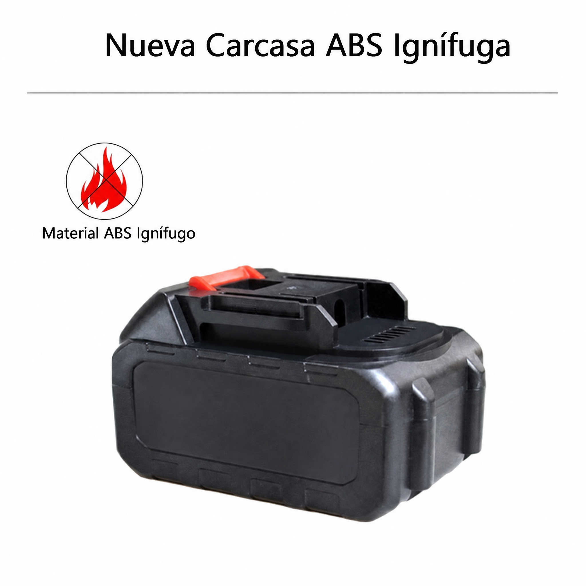 Batería de litio 21 V 4.0 Ah para motosierra eléctrica de poda y herramientas de jardinería