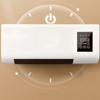 Termoventilatore da Parete 2000W, Solo Aria Calda, con Telecomando, Timer 8 Ore, Riscaldatore Elettrico