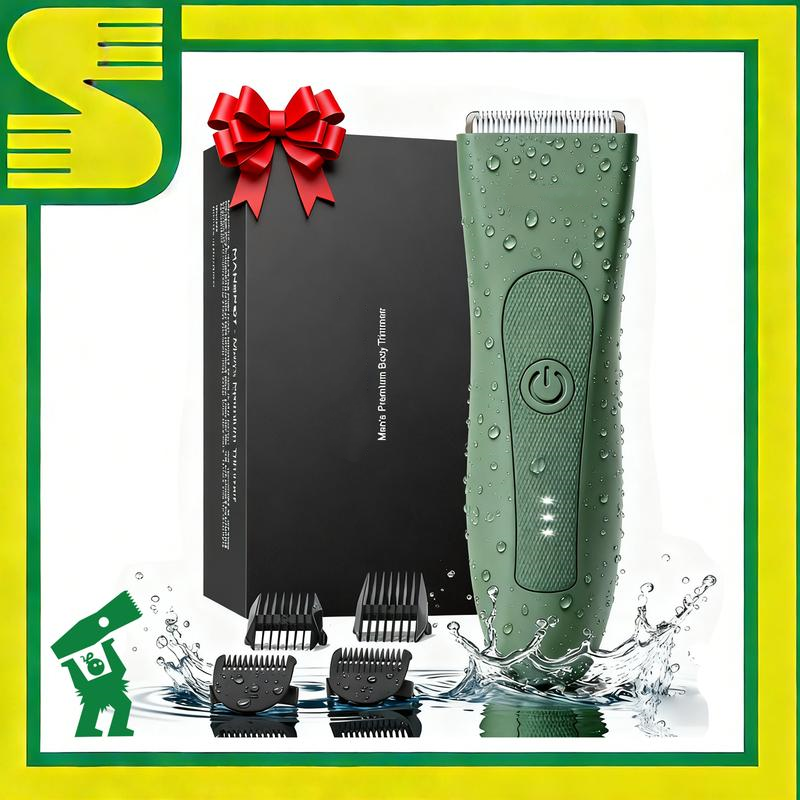 Rasoio Elettrico 4 in 1 Unisex, Impermeabile IPX7, Delicato su Pelle Sensibile, USB Ricaricabile, per Viso e Corpo