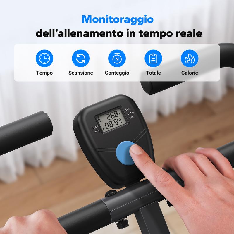 Macchina per Squat Pieghevole, Resistenza Regolabile, Attrezzo per Allenamento di Glutei e Gambe, Portata 160 kg