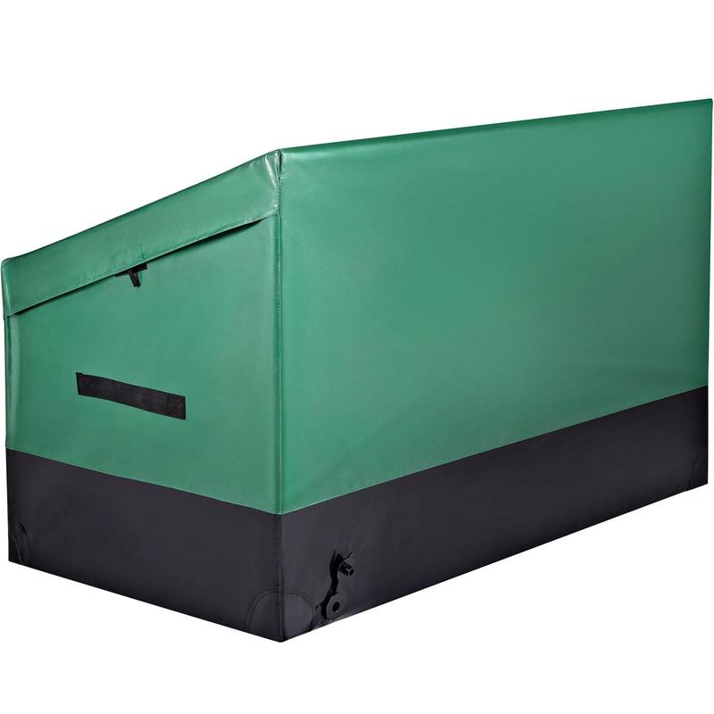 Coffre de Rangement Extérieur 100/150/230 Gallons – Étanche, Cadre Galvanisé, Résistant aux Intempéries
